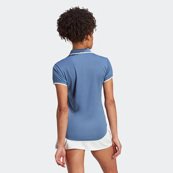 Áo Polo Nữ Adidas Clubhouse Classic Premium Tennis IA7036 Màu Xanh Blue Size S