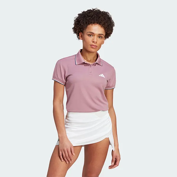 Áo Polo Nữ Adidas Clubhouse Tennis II8052 Màu Hồng Nude Size S