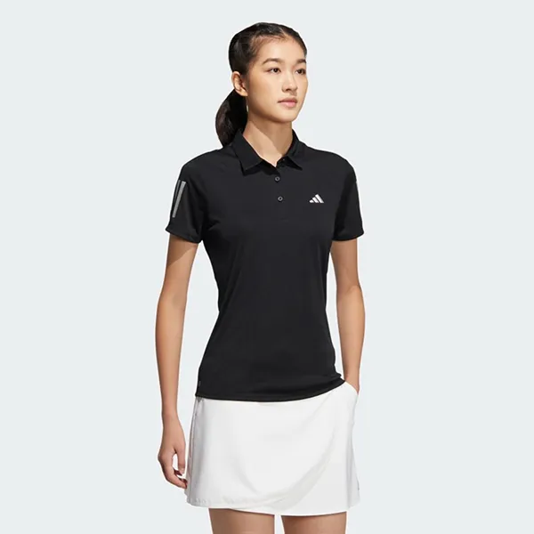 Áo Polo Nữ Adidas Stripes Short Sleeve HS6980 Màu Đen Size S