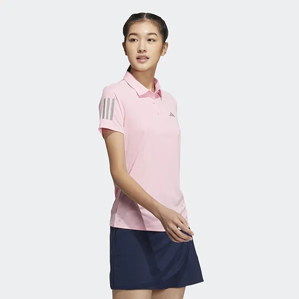 Áo Polo Nữ Adidas Stripes Short Sleeve HS6981 Màu Hồng Size S
