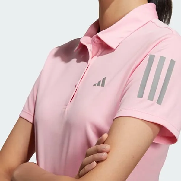 Áo Polo Nữ Adidas Stripes Short Sleeve HS6981 Màu Hồng Size S