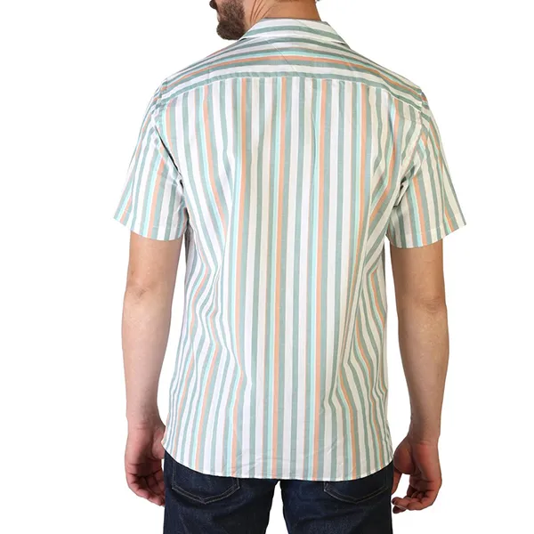 Áo Sơ Mi Cộc Tay Nam Tommy Hilfiger Kẻ Sọc MW0MW18372_0CD Phối Màu Size S