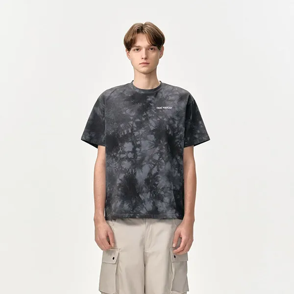 Áo Thun 13 De Marzo Tiedye Gradient T-Shirt Black FR24X117700101 Màu Xám Đen Size S