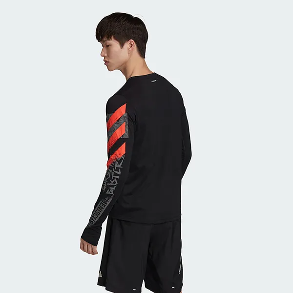 Áo Thun Dài Tay Nam Adidas Fast Graphic Tee T-Shirt FJ5000 Màu Đen Size S - Thời trang - Vua Hàng Hiệu