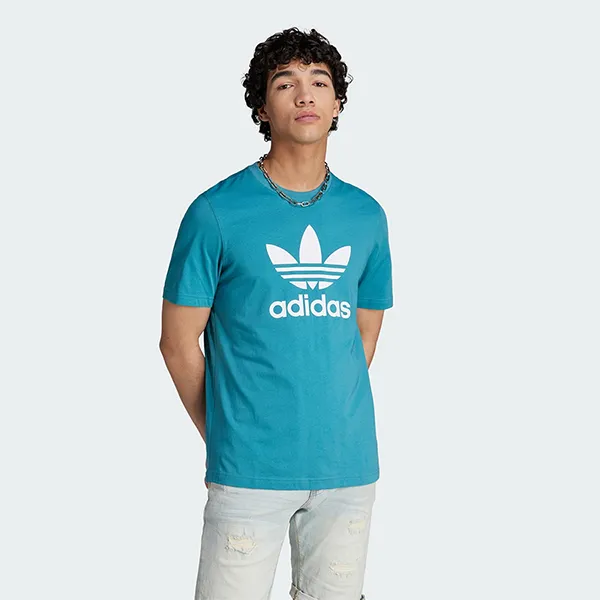 Áo Thun Nam Adidas Adicolor Classics Trefoil Tee T-Shirt IM4507 Màu Xanh Blue Size M - Thời trang - Vua Hàng Hiệu