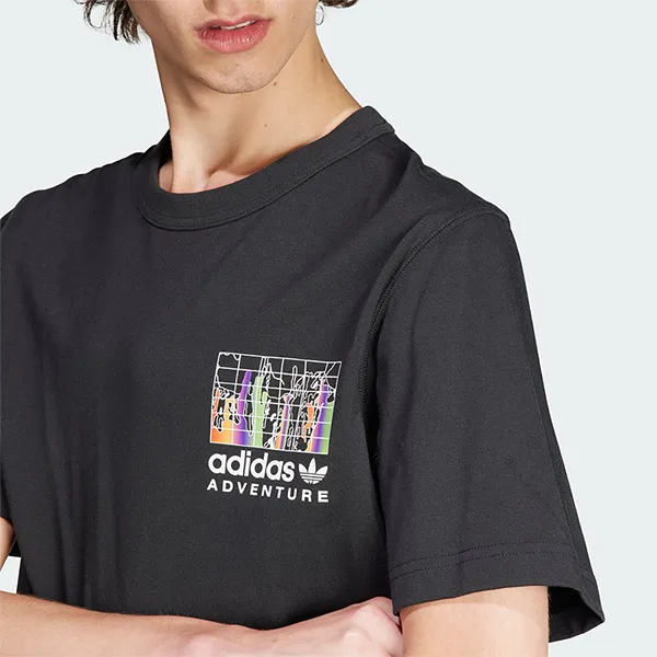 Áo Thun Nam Adidas Adventure Graphic Tee T-Shirt IL5171 Màu Đen Size XS - Thời trang - Vua Hàng Hiệu