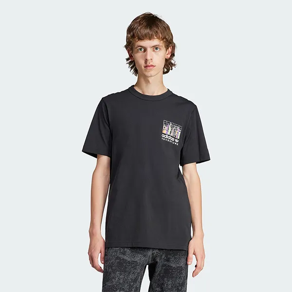 Áo Thun Nam Adidas Adventure Graphic Tee T-Shirt IL5171 Màu Đen Size XS - Thời trang - Vua Hàng Hiệu