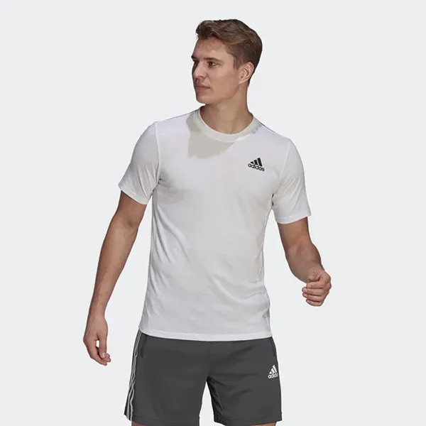 Áo Thun Nam Adidas Aeroready Designed 2 Move Sport Tee T-Shirt GR0517 Màu Trắng Size S - Thời trang - Vua Hàng Hiệu