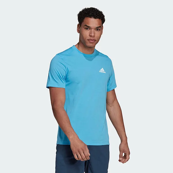 Áo Thun Nam Adidas Aeroready Designed to Move Feelready Sport Tee Tee T-Shirt HM4793 Màu Xanh Dương Size S