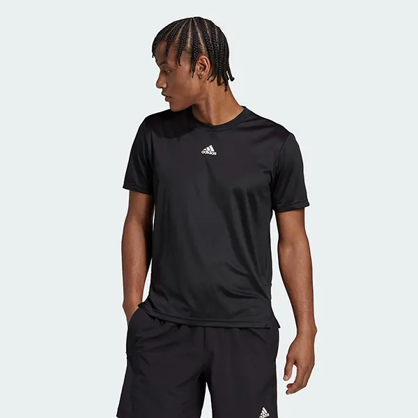 Áo Thun Nam Adidas Aeroready Hiit Back 3-Stripes Training T-Shirt HN8506 Màu Đen Size M