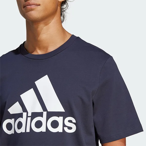 Áo Thun Nam Adidas Big Logo Single Jersey Essentials T-Shirt IC9348 Màu Xanh Đen Size M - Thời trang - Vua Hàng Hiệu