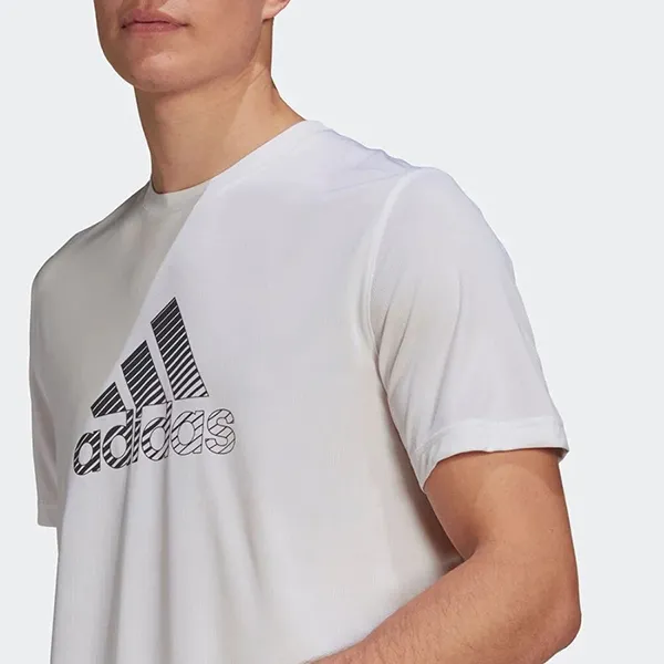 Áo Thun Nam Adidas Designed 2 Move Activated Aeroready T-Shirt GM8348 Màu Trắng Size L