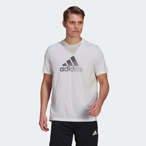 Áo Thun Nam Adidas Designed 2 Move Activated Aeroready T-Shirt GM8348 Màu Trắng Size L
