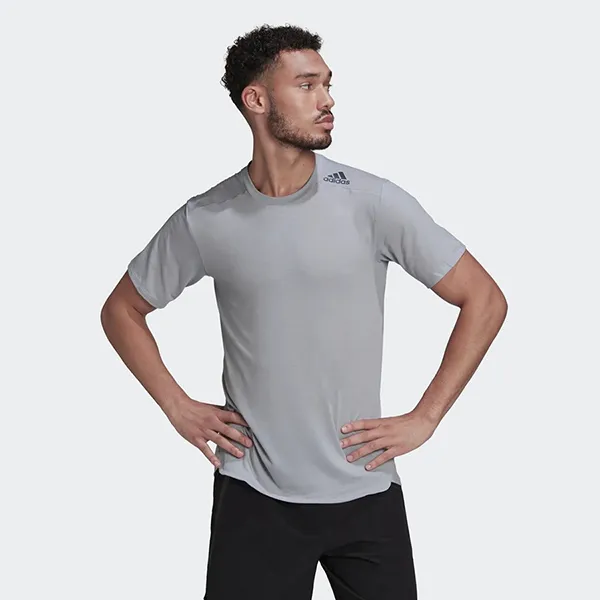 Áo Thun Nam Adidas Designed For Training T-Shirt HB9202 Màu Xám Size S - Thời trang - Vua Hàng Hiệu