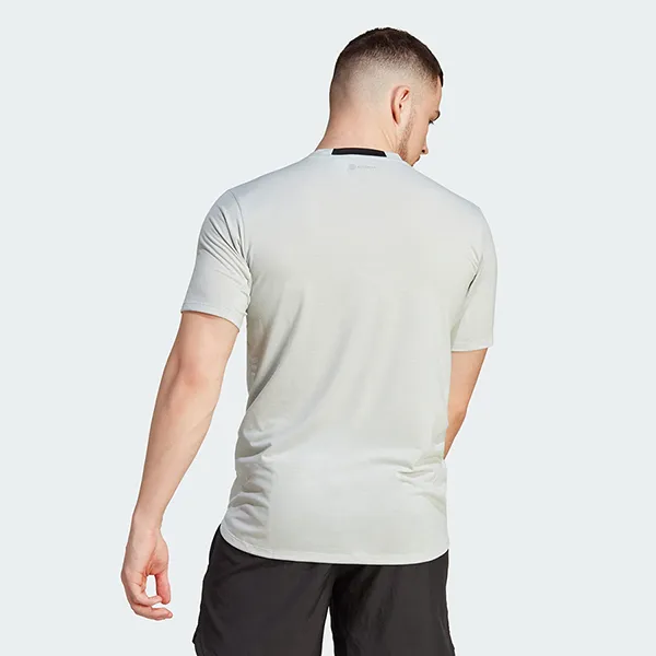 Áo Thun Nam Adidas Designed For Training Tshirt IL1446 Màu Xám Size M
