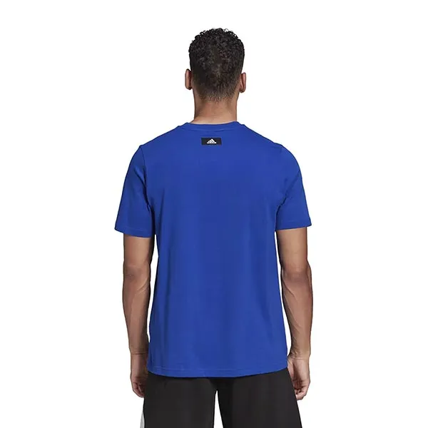 Áo Thun Nam Adidas EssenFuture Icons Logo T-Shirt HE2223 Màu Xanh Dương Size L