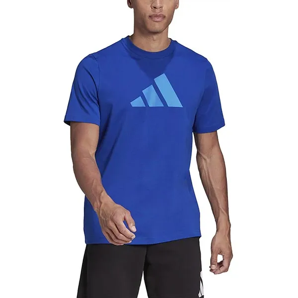 Áo Thun Nam Adidas EssenFuture Icons Logo T-Shirt HE2223 Màu Xanh Dương Size L