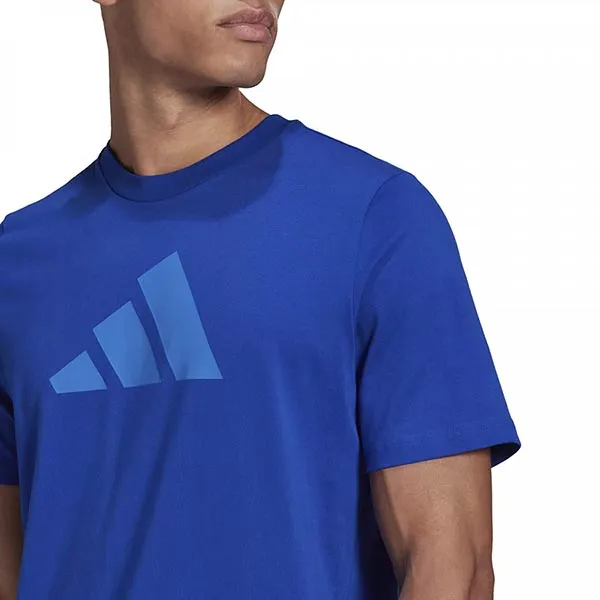 Áo Thun Nam Adidas EssenFuture Icons Logo T-Shirt HE2223 Màu Xanh Dương Size L
