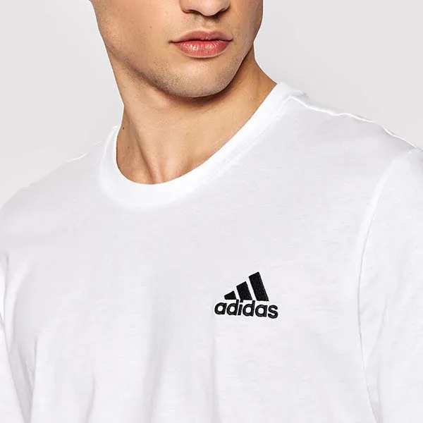 Áo Thun Nam Adidas Essentials Embroidered Small Logo T-Shirt GK9640 Màu Trắng Size M - Thời trang - Vua Hàng Hiệu