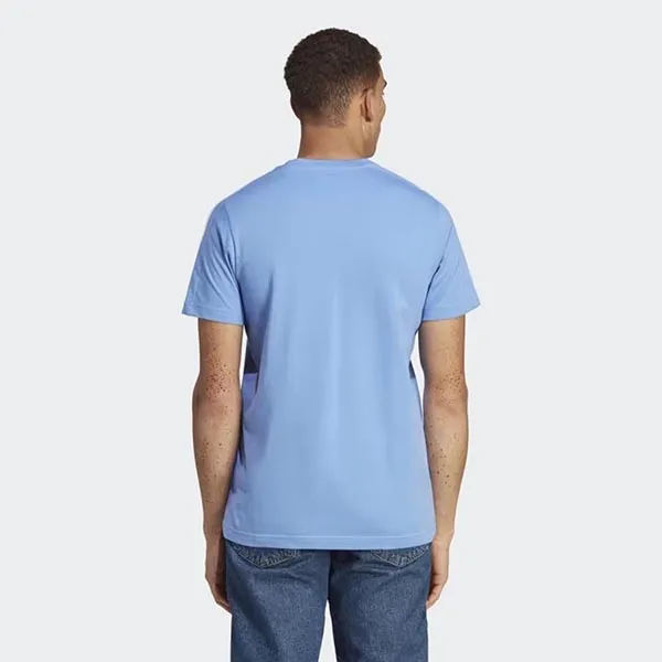 Áo Thun Nam Adidas Essentials Jersey 3-Stripes T-Shirt IC9346 Màu Xanh Blue Size M - Thời trang - Vua Hàng Hiệu