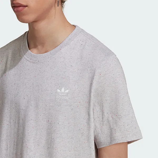 Áo Thun Nam Adidas Essentials+ Made with Nature Tee T-Shirt HK7540 Màu Ghi Size L - Thời trang - Vua Hàng Hiệu