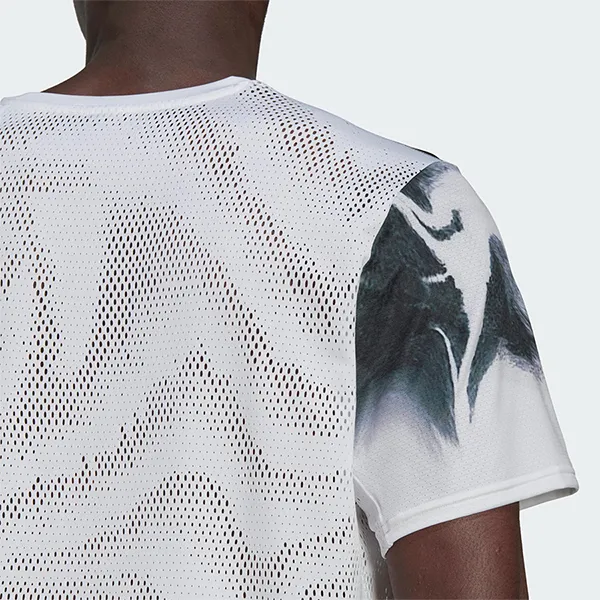 Áo Thun Nam Adidas Fast Graphic Tee T-Shirt HN9478 Màu Trắng Đen Size S - Thời trang - Vua Hàng Hiệu
