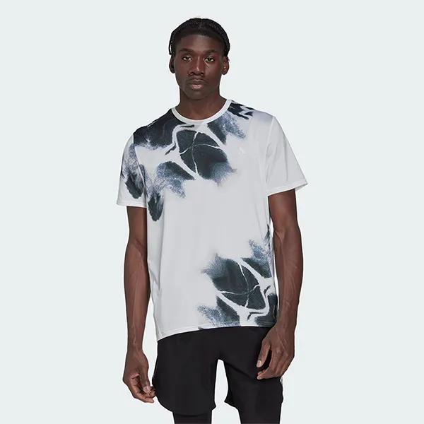 Áo Thun Nam Adidas Fast Graphic Tee T-Shirt HN9478 Màu Trắng Đen Size S - Thời trang - Vua Hàng Hiệu