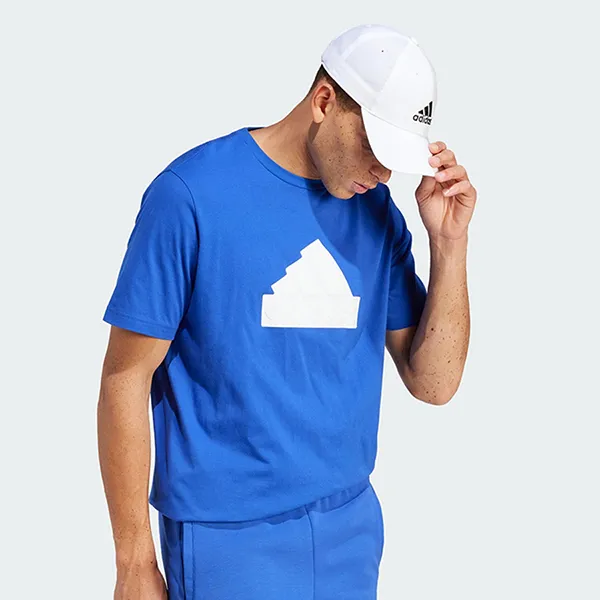 Áo Thun Nam Adidas Future Icons Badge of Sport Tee T-Shirt IR9171 Màu Xanh Dương Size S