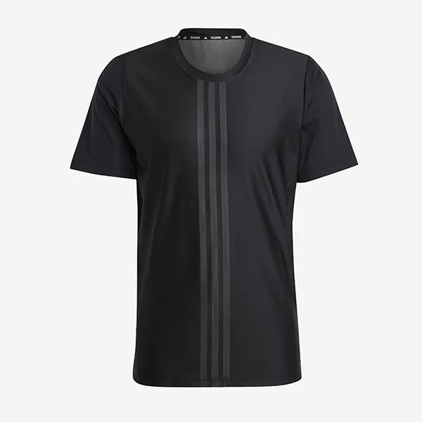 Áo Thun Nam Adidas HIIT Workout 3-Stripes Tee T-Shirt HZ3072 Màu Đen Size XL