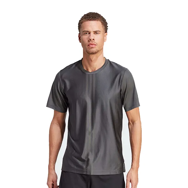 Áo Thun Nam Adidas HIIT Workout 3-Stripes Tee T-Shirt IJ9113 Màu Xám Size M - Thời trang - Vua Hàng Hiệu