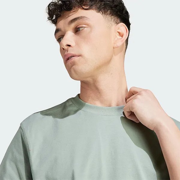 Áo Thun Nam Adidas Lounge Tee T-Shirt IC4105 Màu Xanh Nhạt Size XS