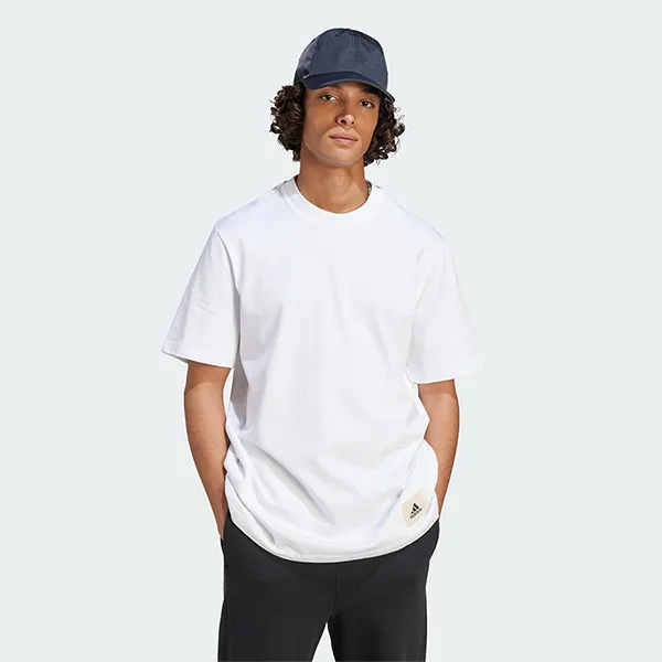 Áo Thun Nam Adidas Lounge Tee T-Shirt IM0491 Màu Trắng Size M - Thời trang - Vua Hàng Hiệu