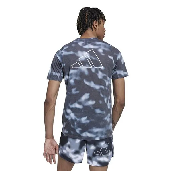 Áo Thun Nam Adidas M Run Icons Aop T-Shirt HM1216 Màu Xanh Xám Size S - Thời trang - Vua Hàng Hiệu
