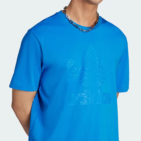 Áo Thun Nam Adidas Monogram Graphic T-Shirt IL5138 Màu Xanh Dương Size S