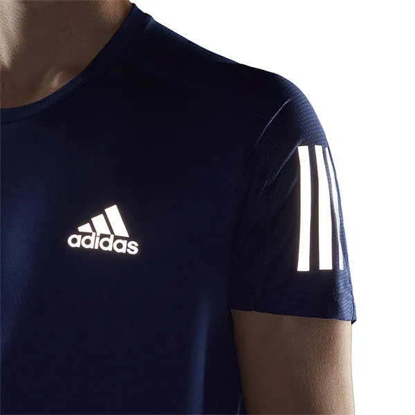 Áo Thun Nam Adidas Own the Run T-Shirt H34494 Màu Xanh Dương Size M