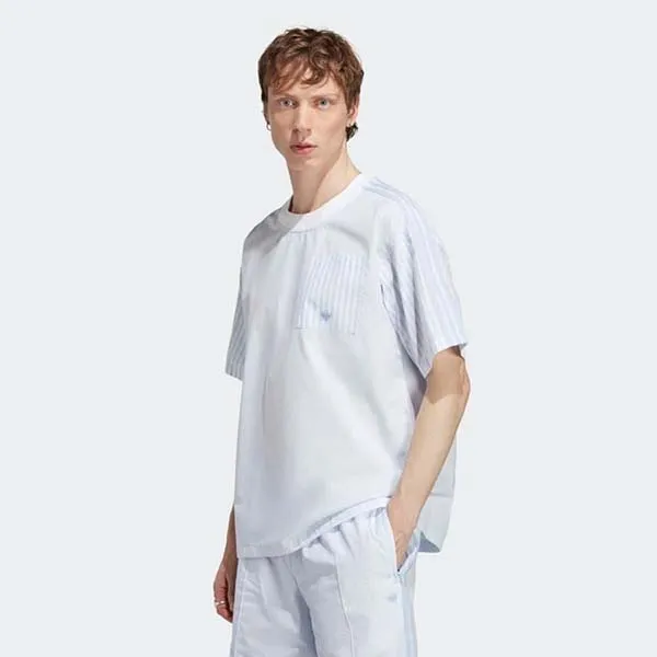 Áo Thun Nam Adidas Premium Essentials T-Shirt HR8670 Màu Xanh Nhạt Size XL - Thời trang - Vua Hàng Hiệu
