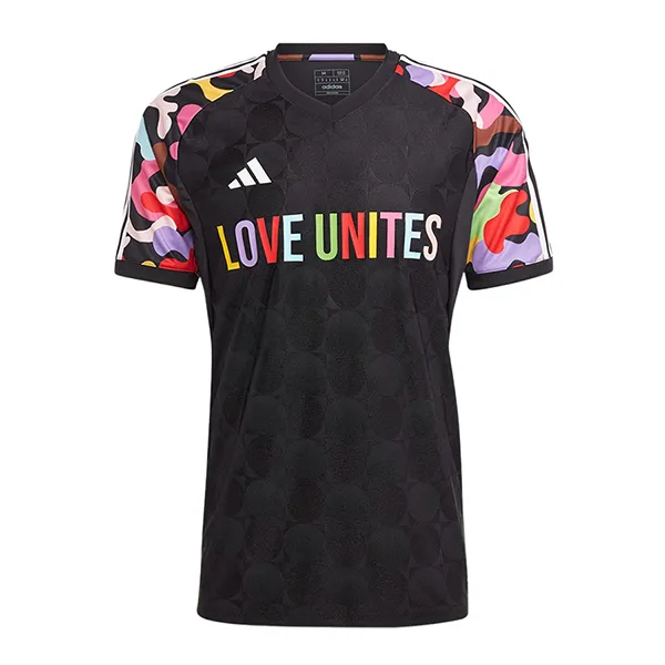Áo Thun Nam Adidas Pride Pre-Match Jersey Black Tshirt HY5898 Màu Đen Size L