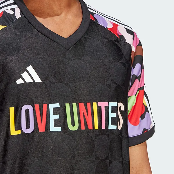 Áo Thun Nam Adidas Pride Pre-Match Jersey Black Tshirt HY5898 Màu Đen Size L