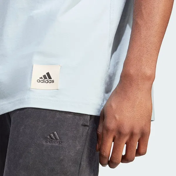 Áo Thun Nam Adidas Returnable Lounge T-Shirt IM0483 Màu Xanh Nhạt Size M