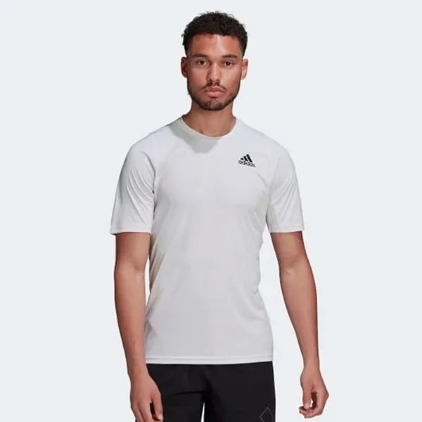 Áo Thun Nam Adidas Run Icons Running Tee T-Shirt HC0407 Màu Trắng Size M