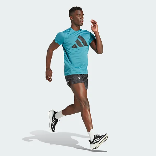 Áo Thun Nam Adidas Run It Bos Tee T-Shirt IL2204 Màu Xanh Ngọc Size M - Thời trang - Vua Hàng Hiệu