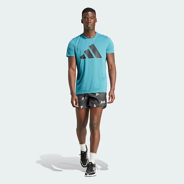 Áo Thun Nam Adidas Run It Bos Tee T-Shirt IL2204 Màu Xanh Ngọc Size M - Thời trang - Vua Hàng Hiệu