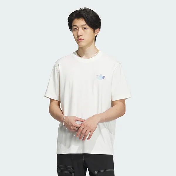 Áo Thun Nam Adidas Short Sleeve T-Shirt IK8683 Màu Trắng Size M
