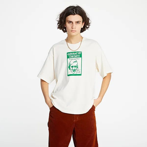 Áo Thun Nam Adidas Stan Smith T-Shirt GQ8873 Màu Trắng Size M - Thời trang - Vua Hàng Hiệu