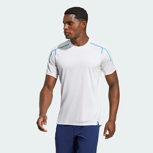 Áo Thun Nam Adidas Teach Not Preach Tshirt IC2105 Màu Trắng Size S - Thời trang - Vua Hàng Hiệu