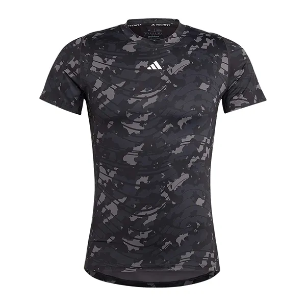 Áo Thun Nam Adidas TF Aop Tee Tshirt HS9811 Màu Đen Size M