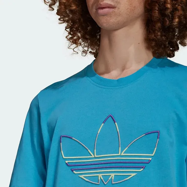 Áo Thun Nam Adidas Trefoil T-Shirt HC7157 Màu Xanh Da Trời Size XS - Thời trang - Vua Hàng Hiệu