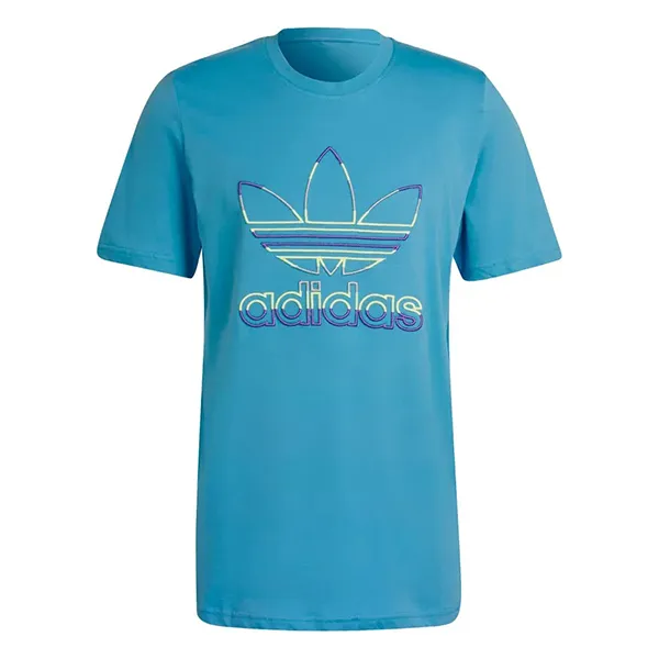 Áo Thun Nam Adidas Trefoil T-Shirt HC7157 Màu Xanh Da Trời Size XS - Thời trang - Vua Hàng Hiệu