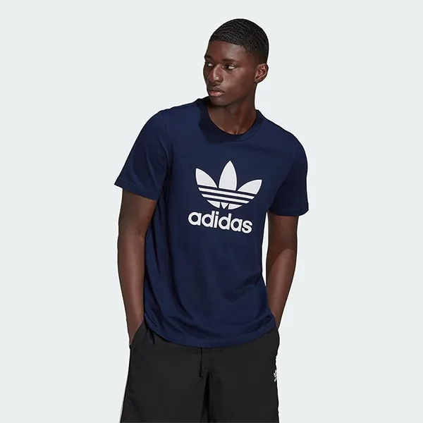 Áo Thun Nam Adidas Trefoil T-Shirt HK5226 Màu Xanh Than Size XS - Thời trang - Vua Hàng Hiệu