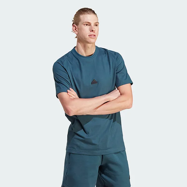 Áo Thun Nam Adidas Z.N.E. Tee T-Shirt IJ6130 Màu Xanh Ngọc Lam Size L - Thời trang - Vua Hàng Hiệu